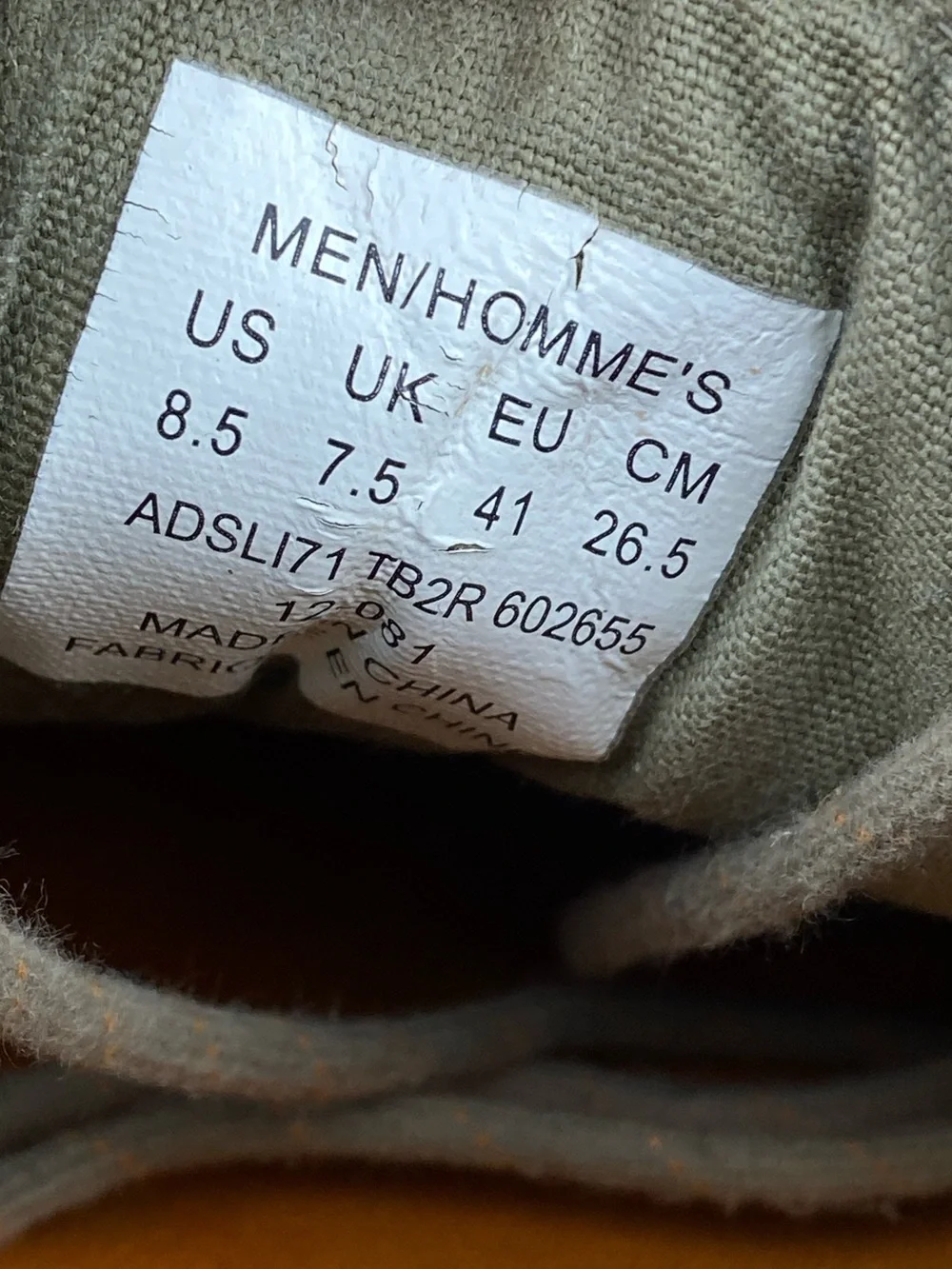 The North Face Clyffe Trainers Olive Green Khaki Mesh Shoe Mens Sneaker Size 8.5